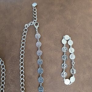 Coin Bracelet And Belt Bundle